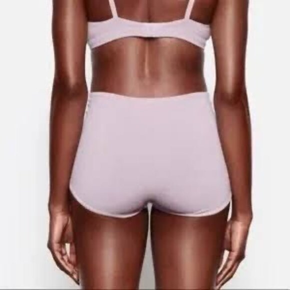 SKIMS Cotton Jersey Boy Short Iris Mica Womens XXS - Picture 3 of 11